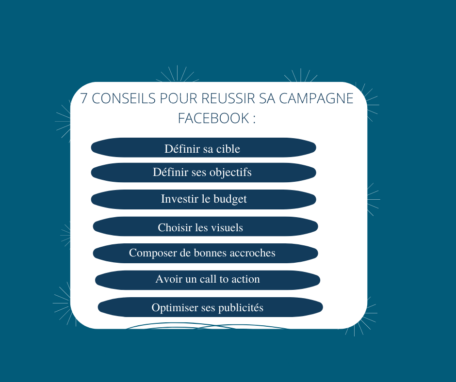 7 conseils pour réussir sa campagne Facebook