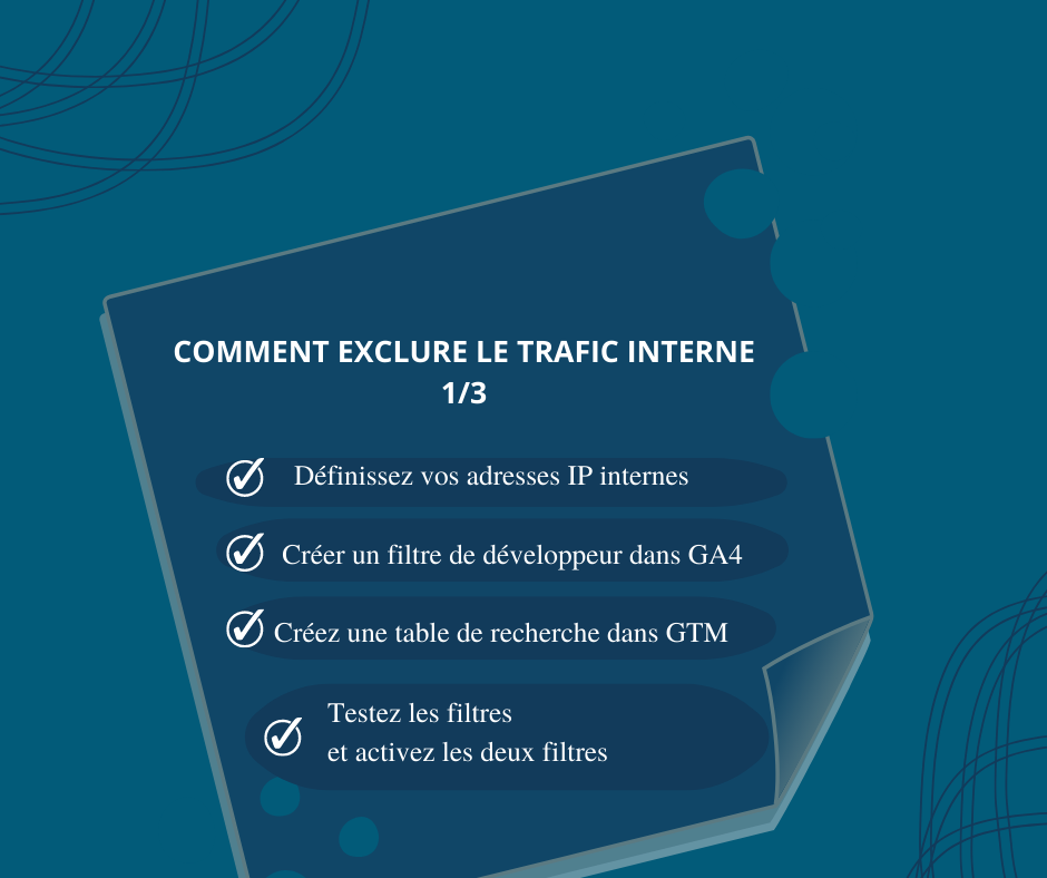 Google Analytics, comment exclure le trafic interne 1/3
