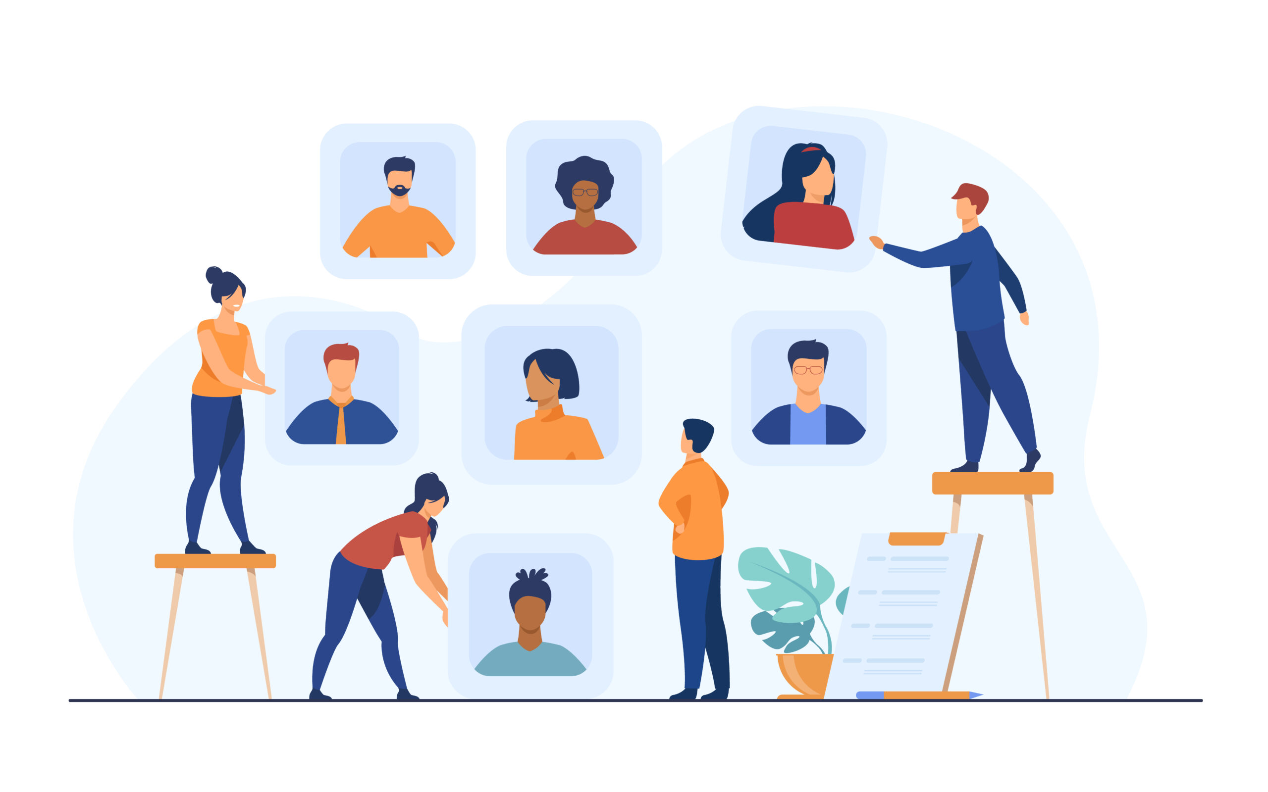 illustration de personnages