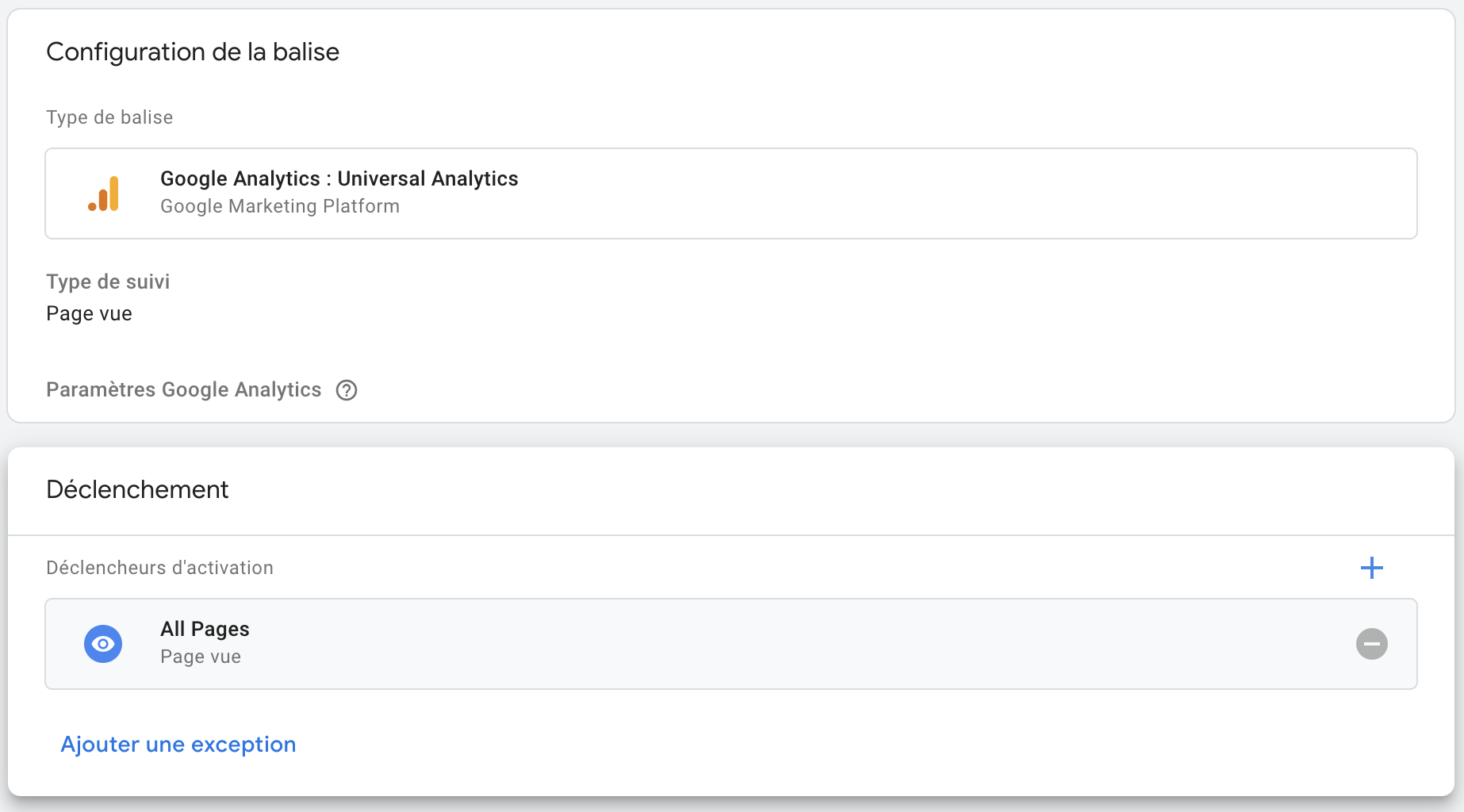 Agence webmarketing Marseille - Google Tag Manager - Configuration du déclencheur
